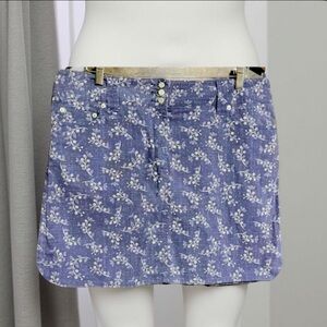 Loft Ann Taylor Denim Loft skirt stretch size 14